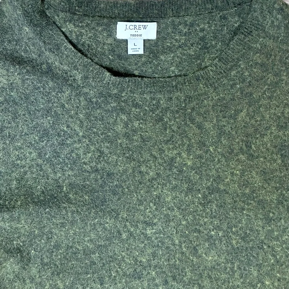 J. Crew Teddie Wool Blend Fuzzy Sweater